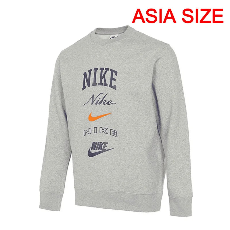 Original New Arrival NIKE AS M NK CLUB BB CREW STACK GX Men's Pullover Jerseys Sportswear